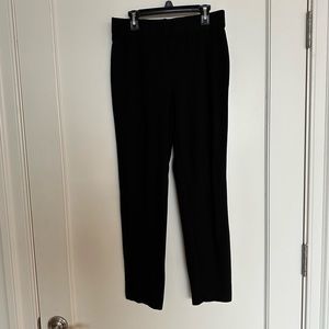 Thailan Black Pull-On Pique Pants